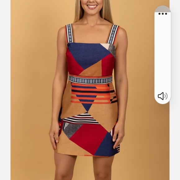 DVF JAKARTA SILK DRESS SIZE 6 - Picture 4 of 4